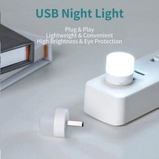 USB Night Light, LED Mini Light Bulb, Plug in Night Light, Small Night Lights, U
