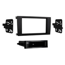 Metra 99-9604B Black Single/Double DIN Dash Kit for 2003-2010 Porsche Cayenne