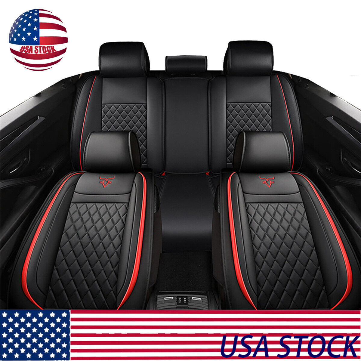 Universal Whole Surrounded Design Leather Car Cushion Seat Storage Bag Designed