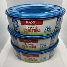 Playtex Diaper Genie Refill 810 Count Total - 3 Pack of 270 Each