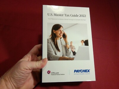 2022 Wolters Kluwer US Master Tax Guide PERFECT CONDITION - use w/ 2021 Returns