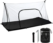 Trekking Pole Tent Netting Tent Breeze Mesh Inner Tent with Good Ventilation Ult