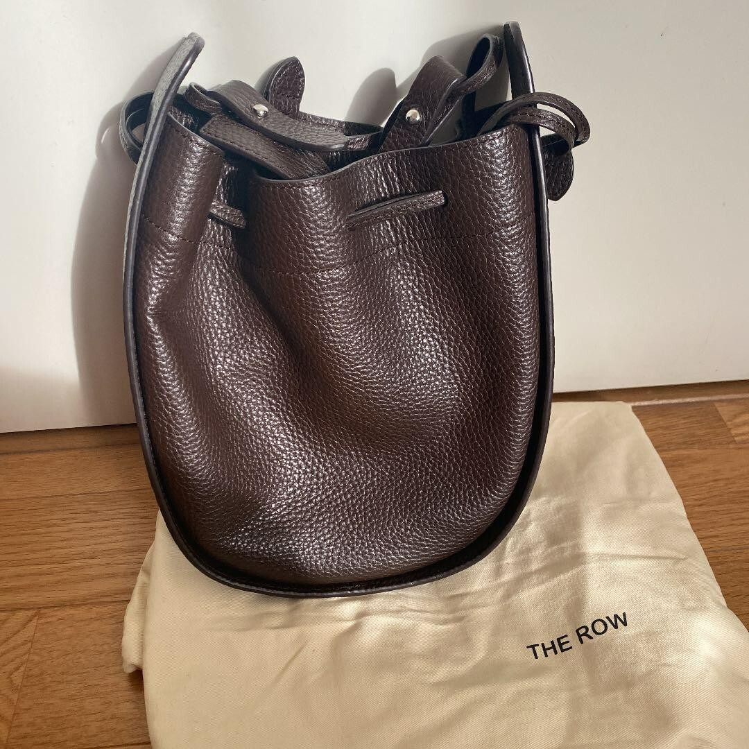 The Row Women's Shoulder Drawstring Bag Dark Brown From The Row Women's Shoulder Drawstring Bag Dark Brown From