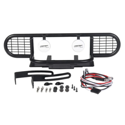 Metal Camel Front Bumper Light for 1/10 RC Crawler Car TRX4 RC4WD D110 Defender