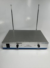Shure professional wireless microphone system pg-58a No Power Cord dual channel