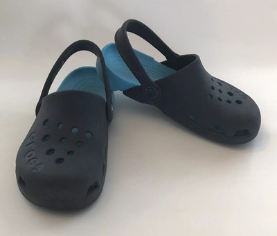 crocs aqua blue