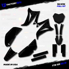 Blackout Slick Racing Graphics Kit fits 08-24 YAMAHA TTR125 TTR 125 decal