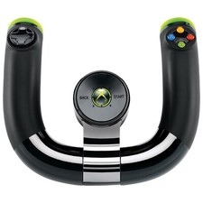 👻 Volant sans Fil Wireless Noir Gestuel Xbox 360 Compatible PC Très Bon État