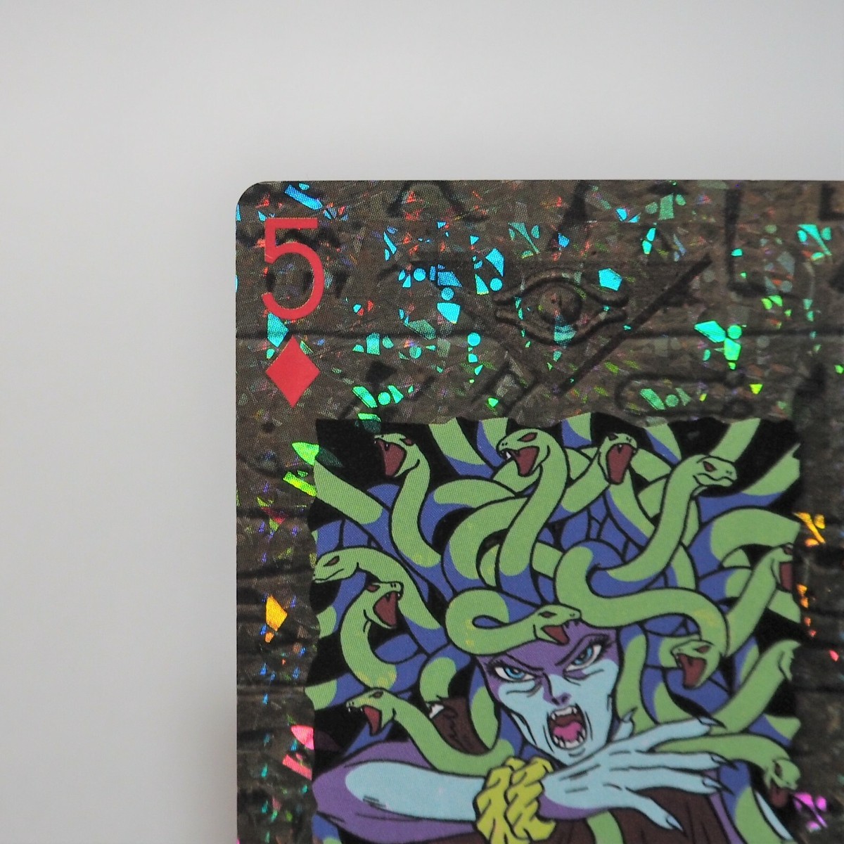 Yu-Gi-Oh yugioh TOEI Poker Card Medusa Holo 1998 Rare Japan c655