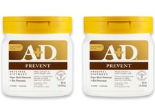2 Pack A  D Prevent Original Ointment Diaper Rash Skin Protectant 16oz 07/2026