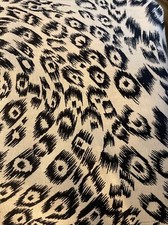 Leopard Cheetah Animal Print 100 Cotton Fabric by the 1/2 Yard 18" x 36"