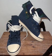 NIB Polo Kids Ralph Lauren Hi-Top Truro XT Navy 3.5 Casual, Lifestyle Leather