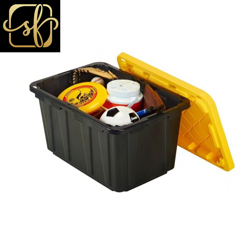 Home Depot Hdx Gallon Tough Tote Small Tote Homz 27 Gallon