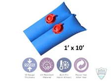 Buffalo Blizzard 18 Gauge 1' x 10' Water Tubes Swimming Pool Covers - (6 Pack)