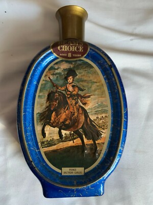 Jim Beam Glass Bourbon Bottle - Prince Baltasar Carlos