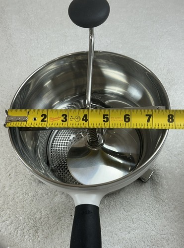 NWOB OXO Good Grips White Stainless Steel Food Mill For Purees Sauces Baby Food - Picture 12 of 17