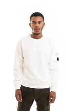 C.P. COMPANY FELPA UOMO GIROCOLLO BIANCO  SS008A 006372G 103