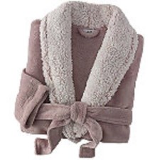 Women's Plush Robe Soft Lavender S/M