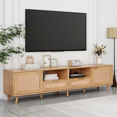 Farmhouse TV Stand Entertainment Center TV Media Console for TVs Up to 85in US