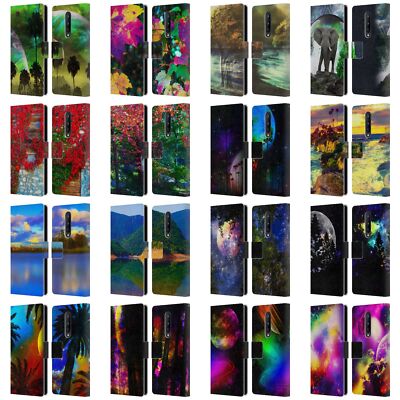 OFFICIAL HAROULITA FANTASY 4 LEATHER BOOK WALLET CASE COVER FOR ONEPLUS PHONES
