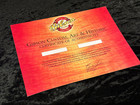 Gibson Custom Shop Certificate Of Authenticity Les Paul SG FireBird FV ES335 COA — photo 5