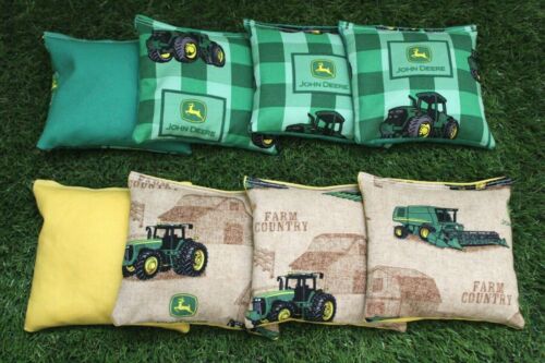 Cornhole Sitzsäcke 8er Set ACA Regulation Bags JOHN DEERE - Bild 2 von 2