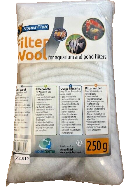 Superfish Filter Wool Aquarium Pond Fish Water White Crystal Clear Polishing Pad