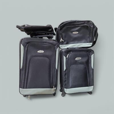 Jetway Spinner Luggage Set (21'', 18'', 15'', Tote, Utility Kit)