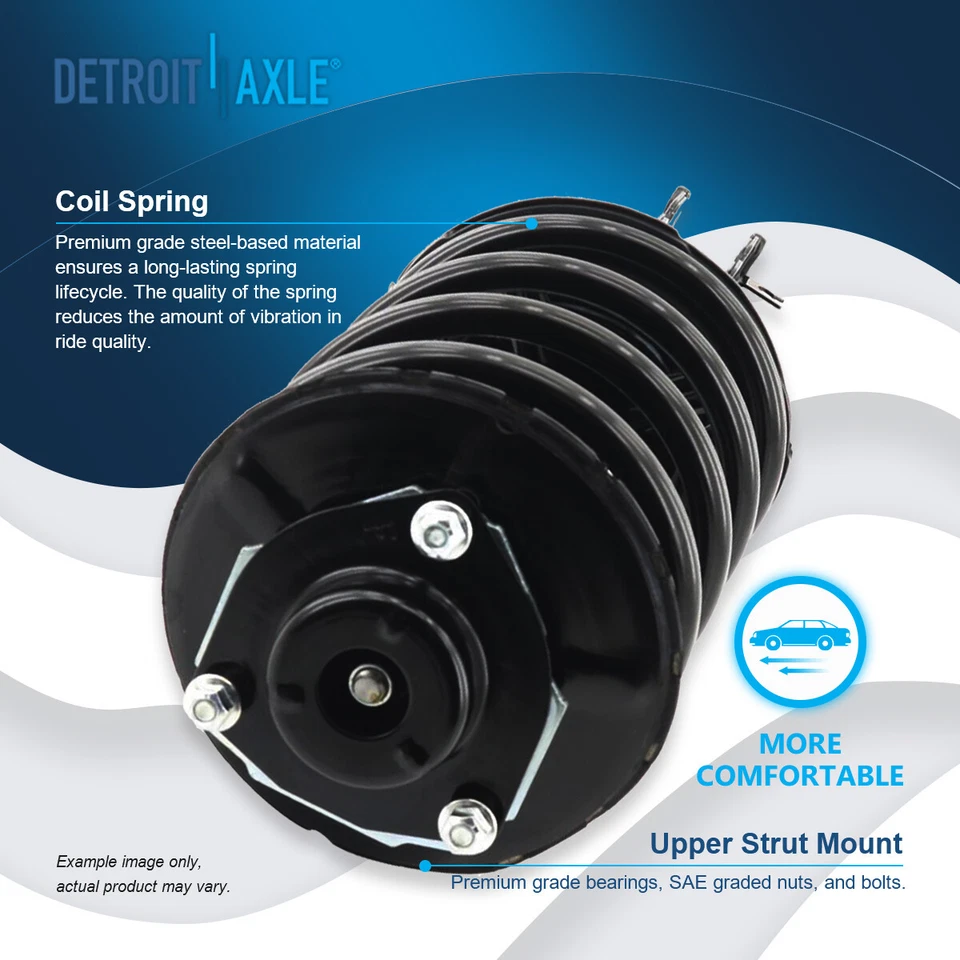 Front Coil Spring Strut & Sway Bar Link for 2003 2004 - 2007 Nissan Murano 3.5L - Image 3 of 4