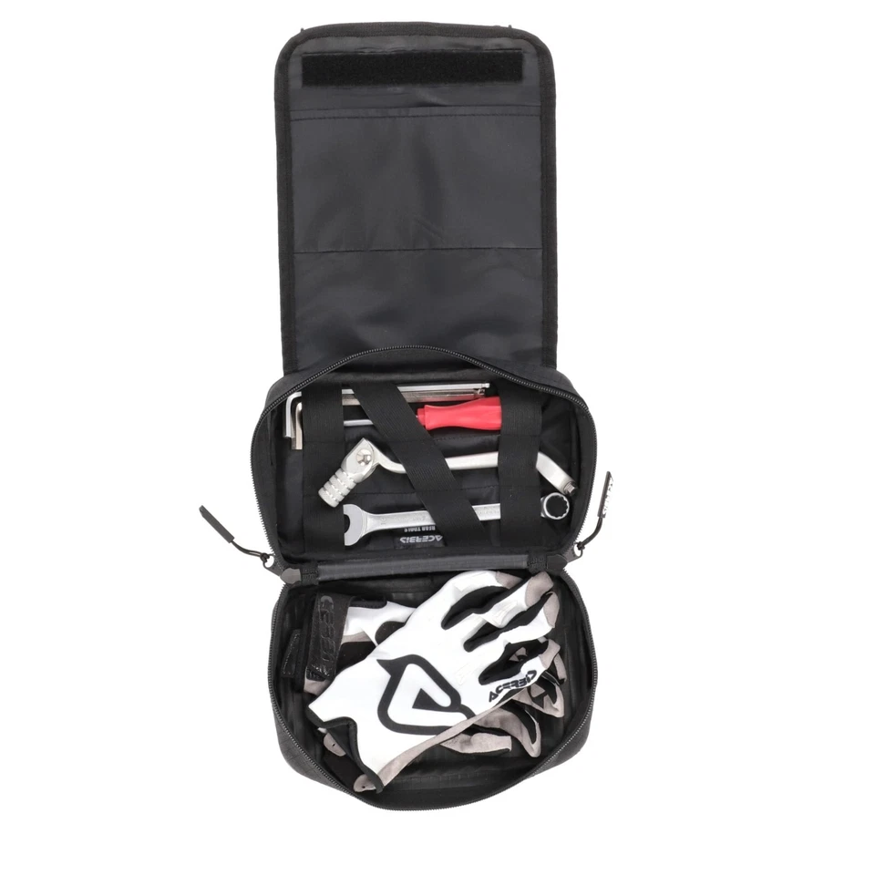 Pochette À Outils Pour Garde-Boue Arrière Acerbis Noir Offroad Enduro - Photo 3/4
