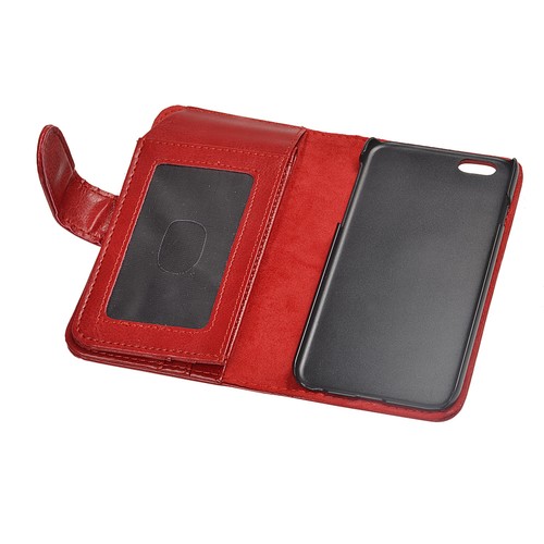 Neu Kartenetui Flip Wallet Leder Tasche Hülle für Apple iPhone 6S - Bild 43 von 44