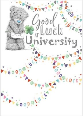 Me to You Tatty Teddy Viel Glück an der Universität Karte