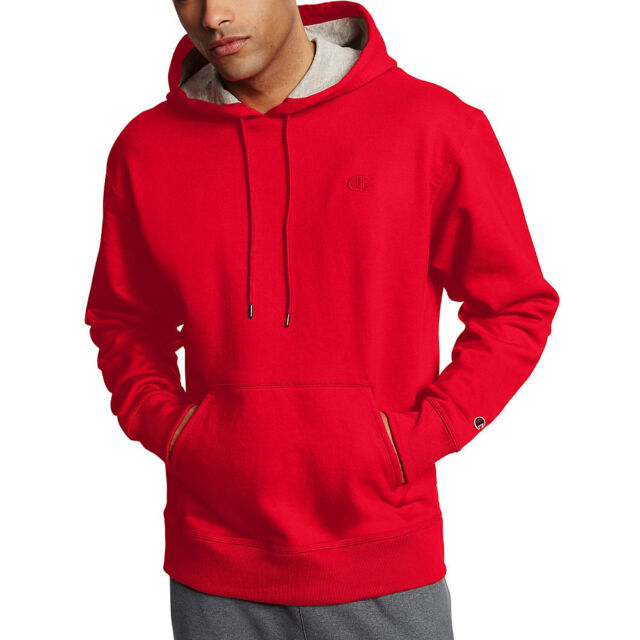 red champion mens hoodie