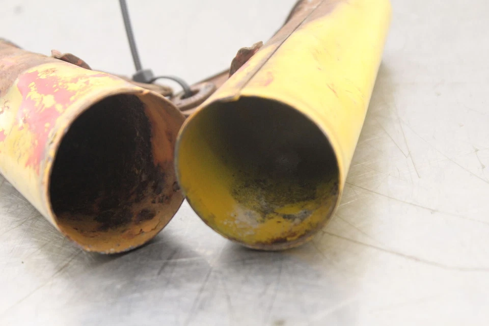 1967 Yamaha YL2 100 FRONT LEFT RIGHT FORK GUARDS SHIELDS COVERS U718 - Image 3 of 4