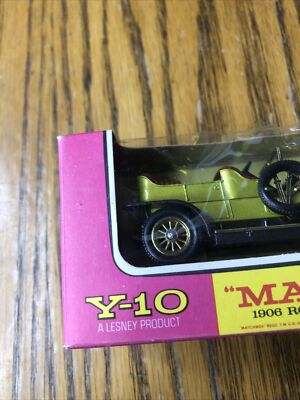 1960s Matchbox YesterYear 10 Lesney Y-10 1906 Rolls Royce Silver