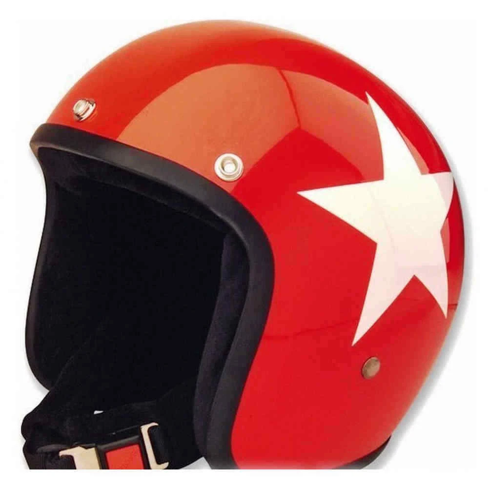 Casco BANDIT Star Jet Rojo Moto NO HOMOLOGADO BANDIT Star Jet