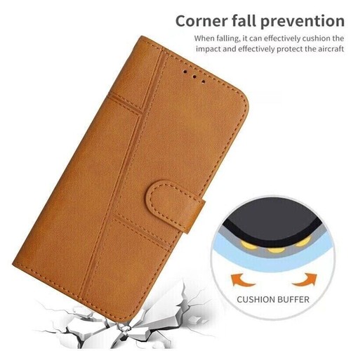 Leather Stand Card Wallet Phone Case For Samsung S24 S23 S22 S21 Ultra Note 20 - Picture 32 of 73
