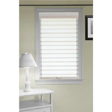 Cordless Celestial Sheer Double Layered Window Shade, 23" X 72" 