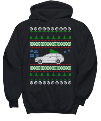 2012 Tiguan SUV Ugly Christmas Sweater - Hoodie