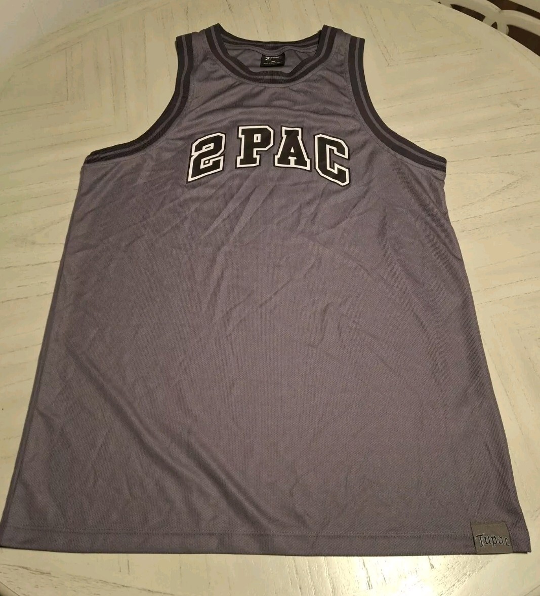 FILA Maglia basket 2pac Shakur hip hop West Coast Death Row