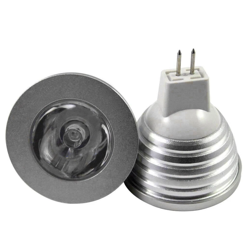 16 Color  MR16 Changing 3W RGB LED Light Bulb Lamp 12V +IR Remote Contral - Image 4 of 4