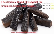 8 Piece Decorative Realistic Flame Petite Cer...