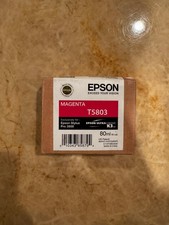 GENUINE EPSON MAGENTA T5803 ULTRACHROME INK SEALED 80ml Date expired 