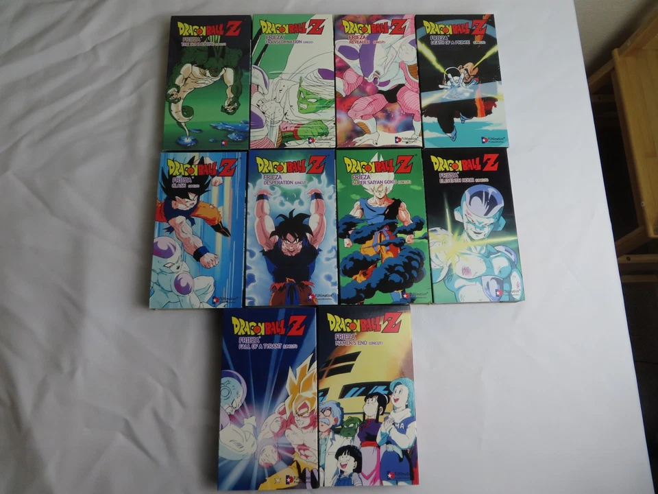 Dragon Ball Z Frieza Saga VHS Complete Set Uncut 10 Tapes EP 61-92 Funimation - Image 3 of 4