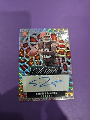 Shedeur Sanders RC Ato RS-SSS 2025 Mosaic Rookie Scripts