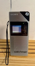 Watchman Sony model# FD 210 Black & White TV Vintage /New Batteries Included!