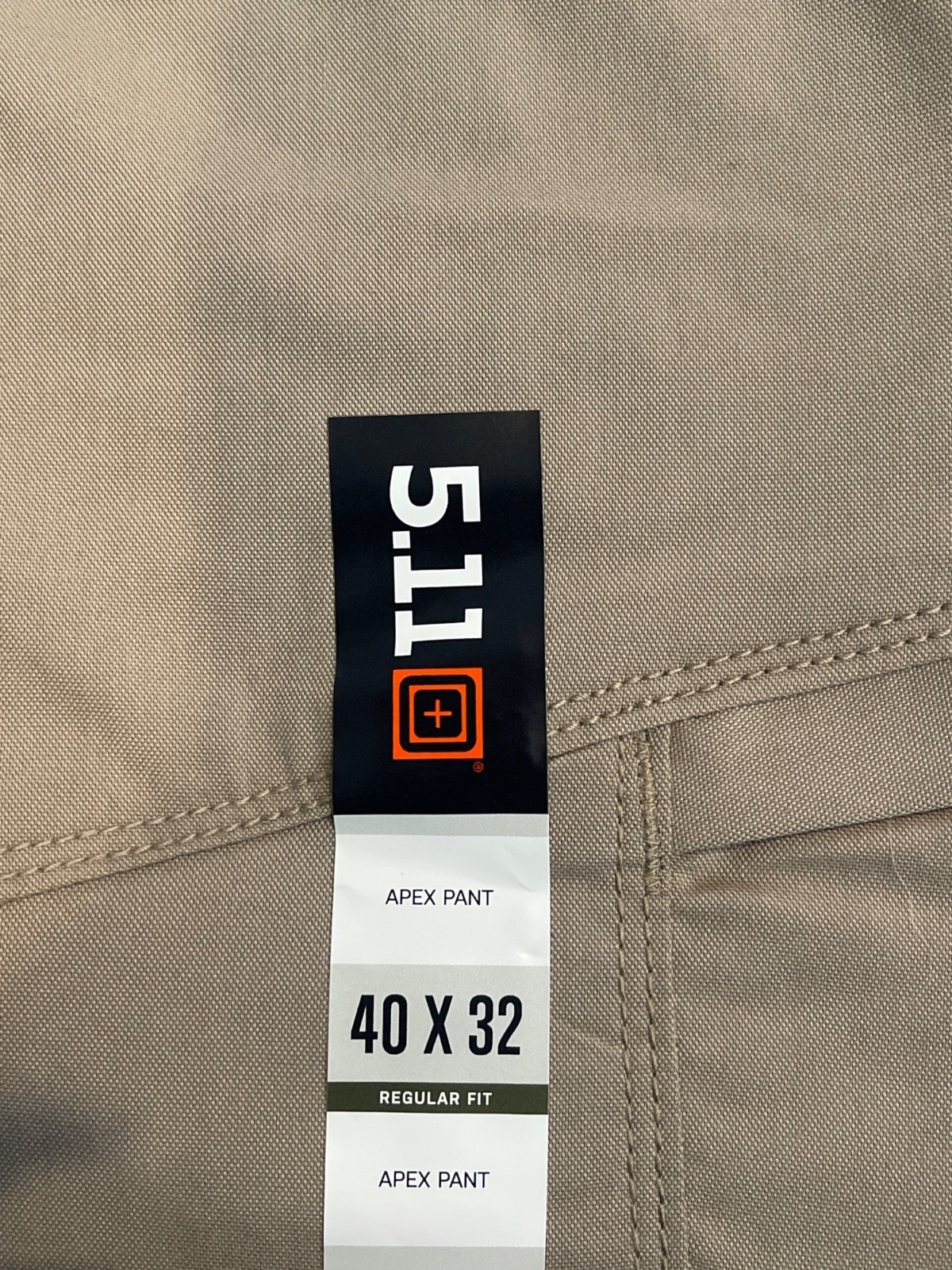 NWT 5.11 Tactical Apex Pant Men 40x32 Regular Fit Khaki 74434