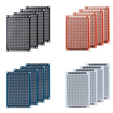 20 Pcs 4X6Cm Double Sided PCB Board Prototype Kit Soldering 4 Colour Universal