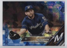 2016 Topps Box Set Chrome Sapphire Edition /250 Shane Peterson #672 2f4