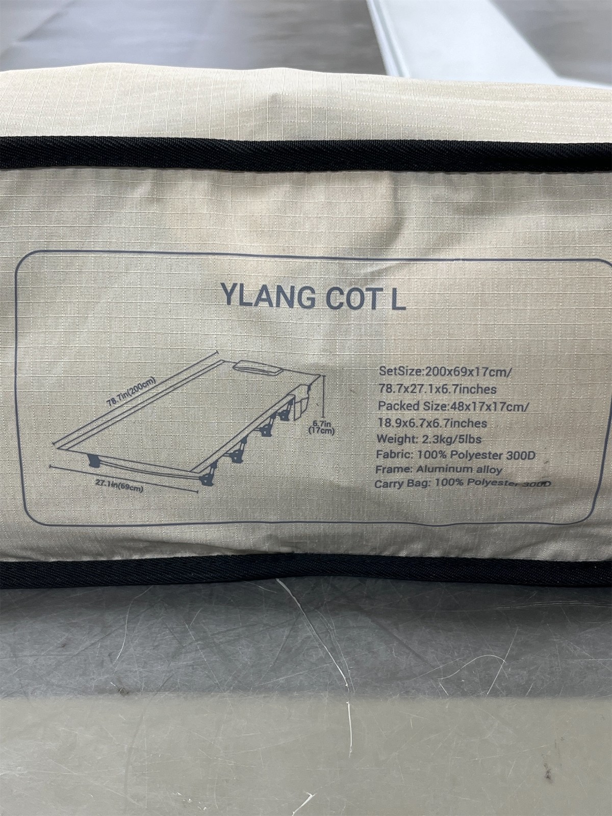 Lettino Fundango Ylang L in ottime condizioni foto 4